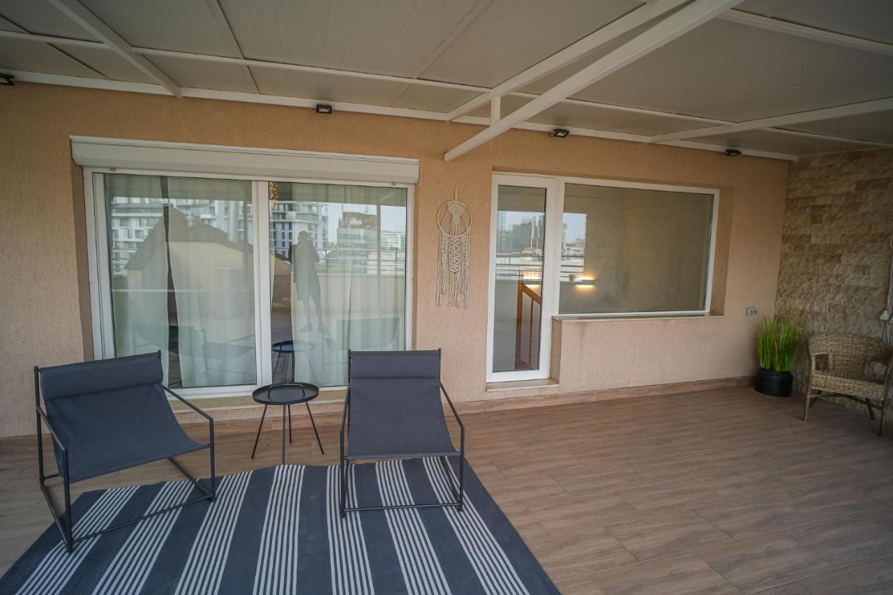 Penthouse With Huge Rooftop & Amazing City View Βουκουρέστι Εξωτερικό φωτογραφία